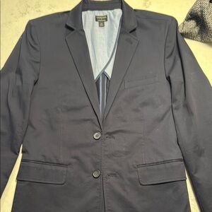 Navy Blazer with Light Blue Lining